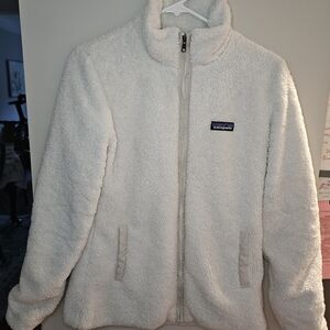 Patagonia White Fleece Jacket